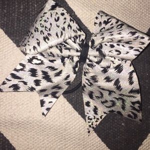 Cheetah print bow