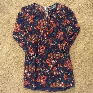 Beautiful Floral Long-sleeve Dress