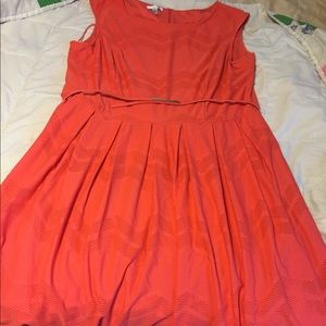 Beautiful corral dress from JC Penny's