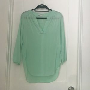 Amanda Uprichard turquoise small blouse
