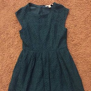 Forever 21 Teal Lace Dress