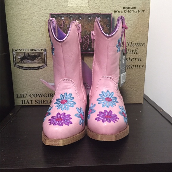 Pink cowgirl boots