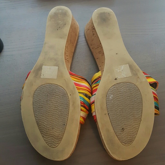 Colorful Wedge Sandals Moda - Picture 3 of 3