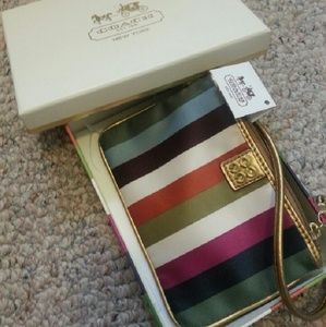 Coach small wristlet