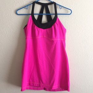 Lululemon Scoop Me Up Tank Hot Pink