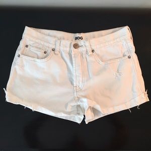 BDG Tomgirl White Denim Shorts - NEVER WORN