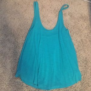 Teal tank top