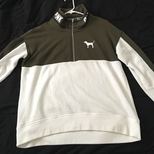 Half zip PINK pullover