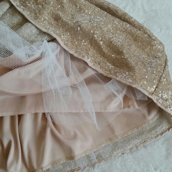 Mustard Seed Blush Sequin Cutout Dress - Picture 4 of 4