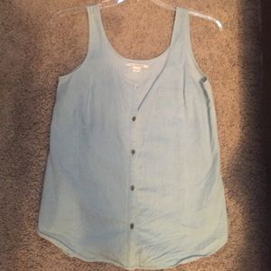 Adorable button up tank