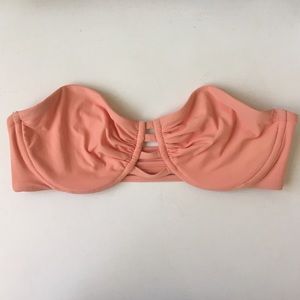 Frankie's Kuuipo Bandeau Top in Coral