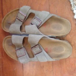 suede birkenstock sandals