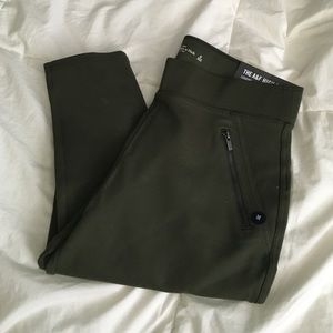 Abercrombie High Rise Leggings green M A&F
