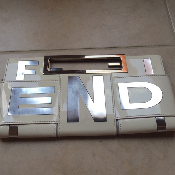 authentic Fendi clutch