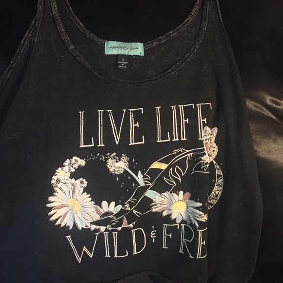 Wild and free tank top