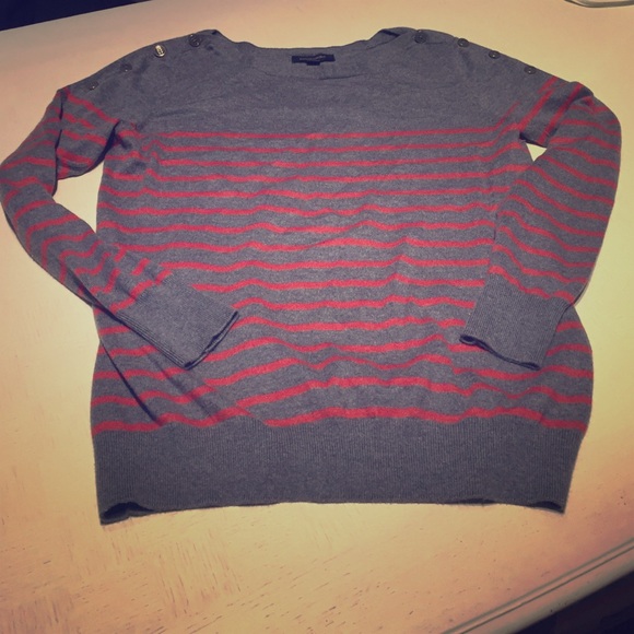 Banana republic boat neck striped sweater