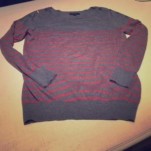 Banana republic boat neck striped sweater