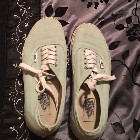 Mint green vans