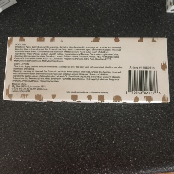 Hello🌹Lovely Vanilla Cupcake body gel & lotion - Picture 4 of 4