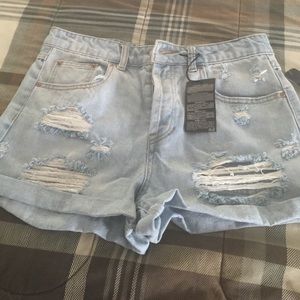 Denim shorts