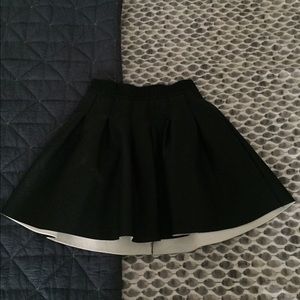 H&M faux leather skirt