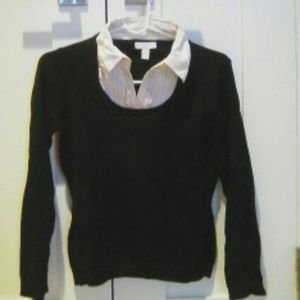 Charter club Sweater with a shirt top