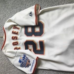 SF Giants Buster Posey 2010 WS jersey Youth L