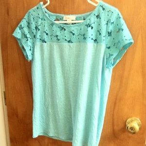Lace Top Tee