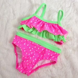 🍉 OP Baby Ruffle Top Watermelon Bikini