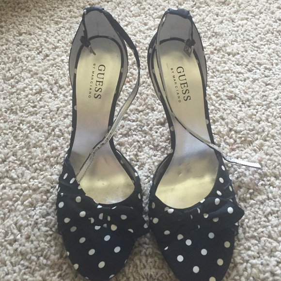 Guess by Marciano black and white polka dot