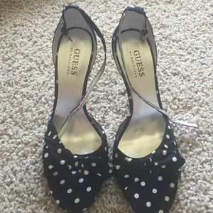 Guess by Marciano black and white polka dot