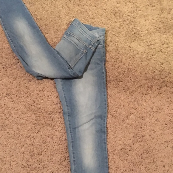 Flying monkey skinny jeans