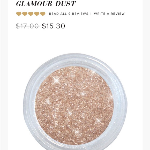 Too Faced Gold Glitter Eyeshadow