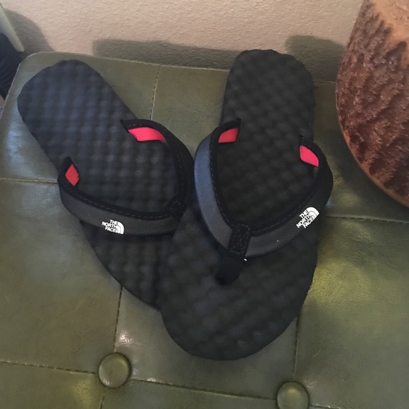 The North Face flip flops