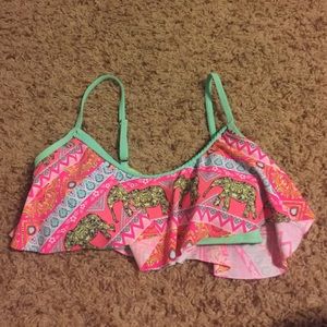 Arizona bright and colorful bathing suit top!
