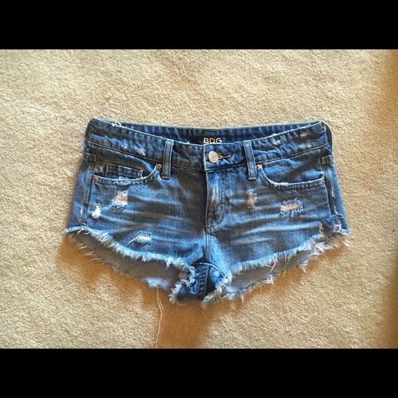 BDG low rise denim shorts