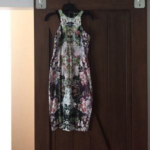 Zara floral midi dress