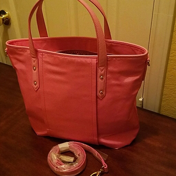 Vera Bradley Preppy Poly Satchel Bag NWT - Picture 4 of 4