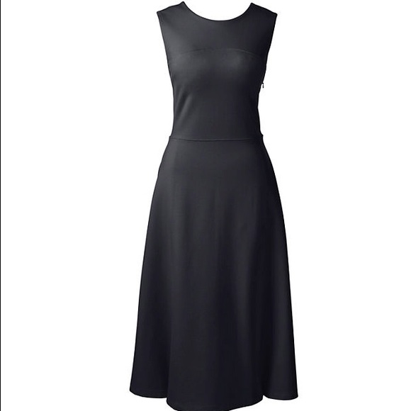 Lands' End Ponte A-Line Dress
