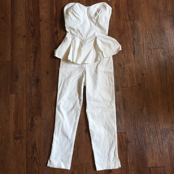 FLASH SALE: White one piece jumper