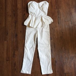 FLASH SALE: White one piece jumper