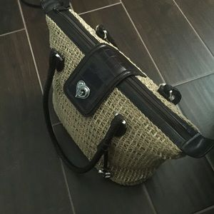 Brighton woven handbag
