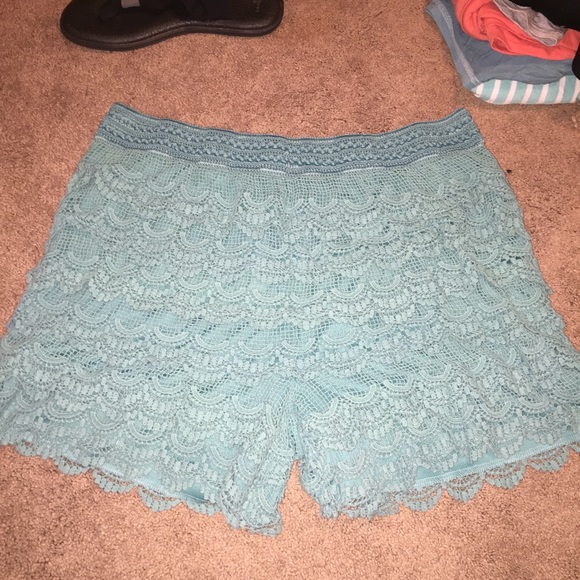 Plus size crotchet shorts!!