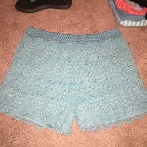 Plus size crotchet shorts!!