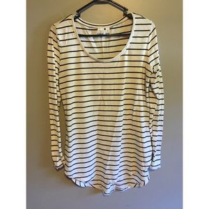 Ivory Hi-Low BP long sleeve