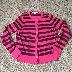 Loft striped cardigan, size medium