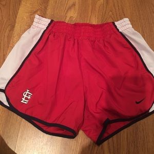 Cardinal Nike shorts