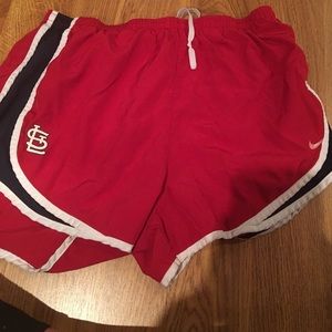 Cardinal Nike shorts