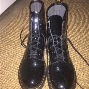 Shiny Doc Marten Boots