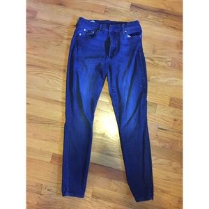 GAP high rise skinny jeans